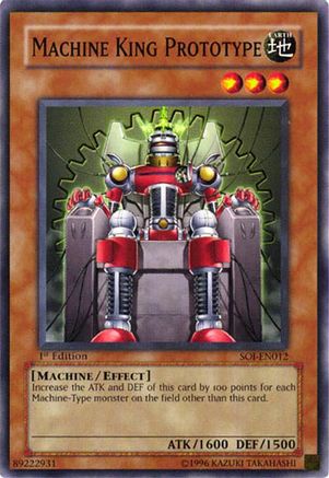 Machine King Prototype (SOI-EN012) - Shadow of Infinity Unlimited Shadow of Infinity Yugioh Single  Squirtle Squad Card Shop.