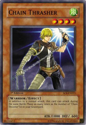 Chain Thrasher (SOI-EN015) - Shadow of Infinity Unlimited Shadow of Infinity Yugioh Single  Squirtle Squad Card Shop.