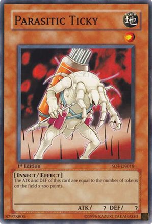 Parasitic Ticky (SOI-EN018) - Shadow of Infinity Unlimited Shadow of Infinity Yugioh Single  Squirtle Squad Card Shop.