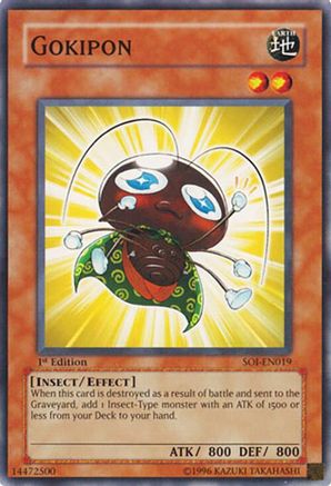 Gokipon (SOI-EN019) - Shadow of Infinity 1st Edition Shadow of Infinity Yugioh Single  Squirtle Squad Card Shop.