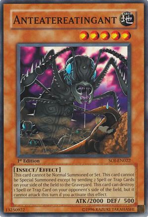 Anteatereatingant (SOI-EN022) - Shadow of Infinity 1st Edition Shadow of Infinity Yugioh Single  Squirtle Squad Card Shop.
