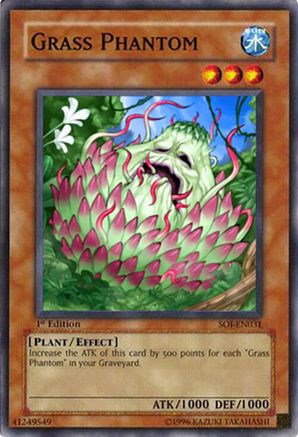 Grass Phantom (SOI-EN031) - Shadow of Infinity 1st Edition Shadow of Infinity Yugioh Single  Squirtle Squad Card Shop.