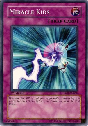 Miracle Kids (SOI-EN050) - Shadow of Infinity 1st Edition Shadow of Infinity Yugioh Single  Squirtle Squad Card Shop.