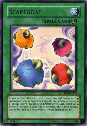Scapegoat (TP7-EN009) - Tournament Pack 7 Unlimited Tournament Pack 7 Yugioh Single  Squirtle Squad Card Shop.