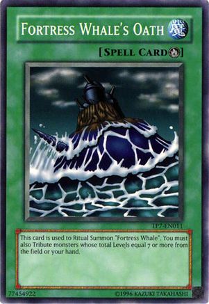 Fortress Whale's Oath (TP7-EN011) - Tournament Pack 7 Unlimited Tournament Pack 7 Yugioh Single  Squirtle Squad Card Shop.