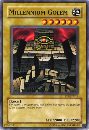 Millennium Golem (TP7-EN018) - Tournament Pack 7 Unlimited Tournament Pack 7 Yugioh Single  Squirtle Squad Card Shop.