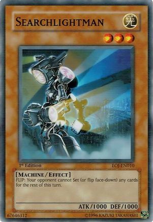 Searchlightman (EOJ-EN010) - Enemy of Justice 1st Edition Enemy of Justice Yugioh Single  Squirtle Squad Card Shop.