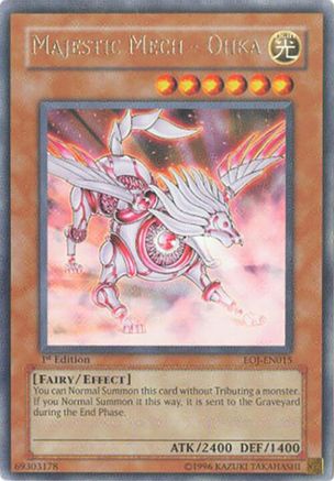Majestic Mech - Ohka (EOJ-EN015) - Enemy of Justice Unlimited Enemy of Justice Yugioh Single  Squirtle Squad Card Shop.
