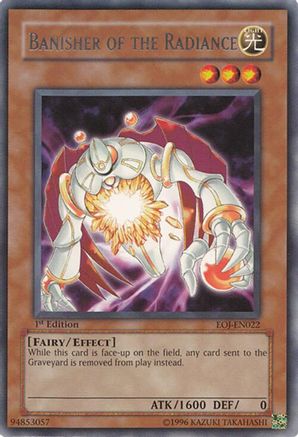 Banisher of the Radiance (EOJ-EN022) - Enemy of Justice 1st Edition Enemy of Justice Yugioh Single  Squirtle Squad Card Shop.
