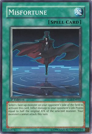 Misfortune (EOJ-EN037) - Enemy of Justice Unlimited Enemy of Justice Yugioh Single  Squirtle Squad Card Shop.