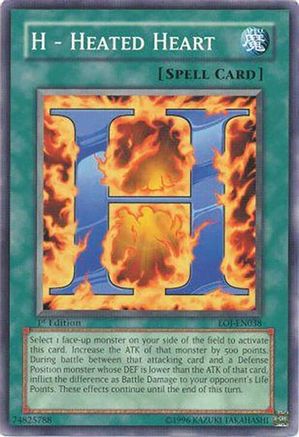 H - Heated Heart (EOJ-EN038) - Enemy of Justice 1st Edition Enemy of Justice Yugioh Single  Squirtle Squad Card Shop.