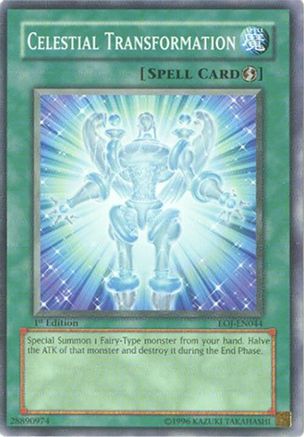 Celestial Transformation (EOJ-EN044) - Enemy of Justice 1st Edition Enemy of Justice Yugioh Single  Squirtle Squad Card Shop.