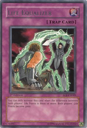 Life Equalizer (EOJ-EN049) - Enemy of Justice Unlimited Enemy of Justice Yugioh Single  Squirtle Squad Card Shop.