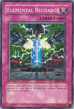 Elemental Recharge (EOJ-EN050) - Enemy of Justice Unlimited Enemy of Justice Yugioh Single  Squirtle Squad Card Shop.