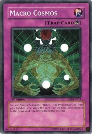 Macro Cosmos (EOJ-EN057) - Enemy of Justice 1st Edition Enemy of Justice Yugioh Single  Squirtle Squad Card Shop.