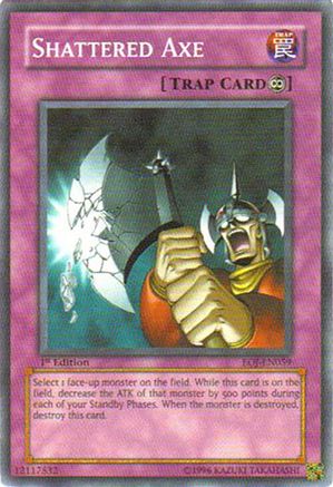 Shattered Axe (EOJ-EN059) - Enemy of Justice 1st Edition Enemy of Justice Yugioh Single  Squirtle Squad Card Shop.