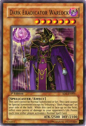 Dark Eradicator Warlock (SD6-EN001) - Structure Deck: Spellcaster's Judgment Unlimited Structure Deck: Spellcaster's Judgment Yugioh Single  Squirtle Squad Card Shop.