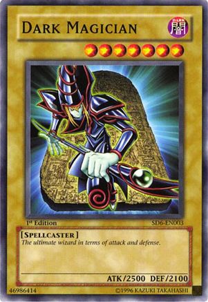 Dark Magician (SD6-EN003) - Structure Deck: Spellcaster's Judgment 1st Edition Structure Deck: Spellcaster's Judgment Yugioh Single  Squirtle Squad Card Shop.