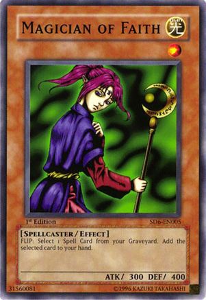 Magician of Faith (SD6-EN005) - Structure Deck: Spellcaster's Judgment Unlimited Structure Deck: Spellcaster's Judgment Yugioh Single  Squirtle Squad Card Shop.