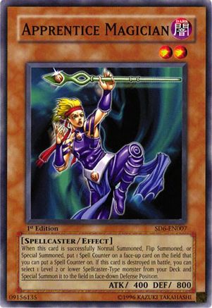 Apprentice Magician (SD6-EN007) - Structure Deck: Spellcaster's Judgment Unlimited Structure Deck: Spellcaster's Judgment Yugioh Single  Squirtle Squad Card Shop.