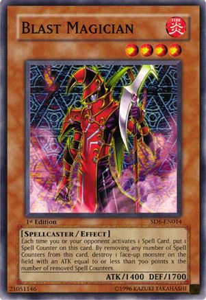 Blast Magician (SD6-EN014) - Structure Deck: Spellcaster's Judgment Unlimited Structure Deck: Spellcaster's Judgment Yugioh Single  Squirtle Squad Card Shop.