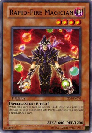 Rapid-Fire Magician (SD6-EN016) - Structure Deck: Spellcaster's Judgment Unlimited Structure Deck: Spellcaster's Judgment Yugioh Single  Squirtle Squad Card Shop.