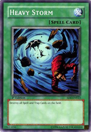 Heavy Storm (SD6-EN023) - Structure Deck: Spellcaster's Judgment Unlimited Structure Deck: Spellcaster's Judgment Yugioh Single  Squirtle Squad Card Shop.