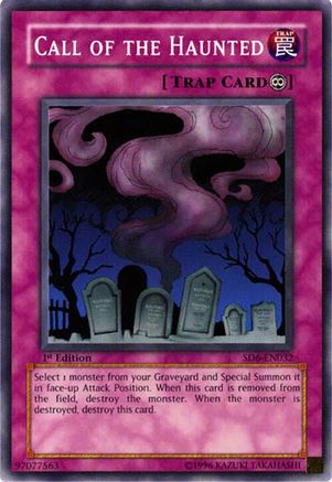 Call Of The Haunted (SD6-EN032) - Structure Deck: Spellcaster's Judgment 1st Edition Structure Deck: Spellcaster's Judgment Yugioh Single  Squirtle Squad Card Shop.
