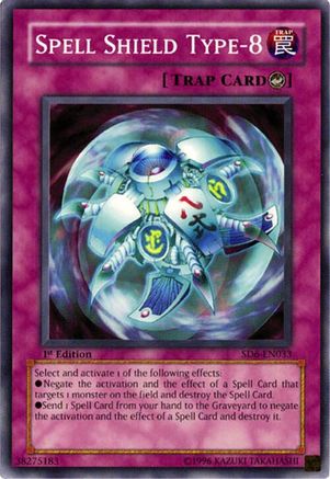 Spell Shield Type-8 (SD6-EN033) - Structure Deck: Spellcaster's Judgment 1st Edition Structure Deck: Spellcaster's Judgment Yugioh Single  Squirtle Squad Card Shop.