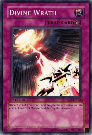 Divine Wrath (SD6-EN035) - Structure Deck: Spellcaster's Judgment Unlimited Structure Deck: Spellcaster's Judgment Yugioh Single  Squirtle Squad Card Shop.