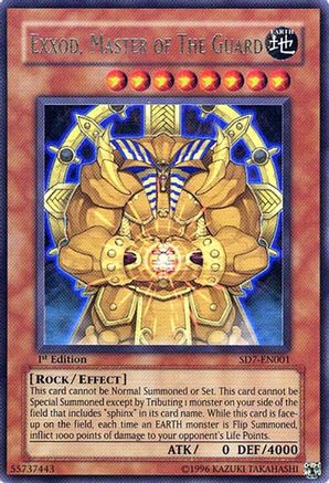 Exxod, Master of the Guard (SD7-EN001) - Structure Deck: Invincible Fortress 1st Edition Structure Deck: Invincible Fortress Yugioh Single  Squirtle Squad Card Shop.
