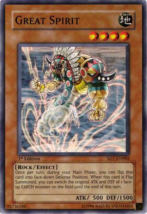 Great Spirit (SD7-EN002) - Structure Deck: Invincible Fortress Unlimited Structure Deck: Invincible Fortress Yugioh Single  Squirtle Squad Card Shop.