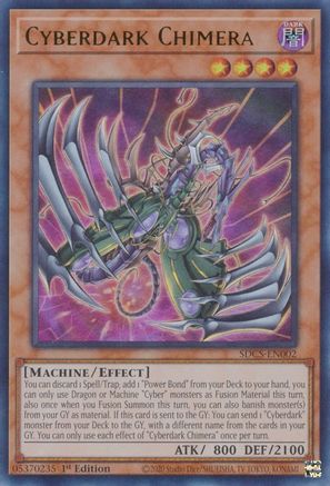 Cyberdark Chimera (SDCS-EN002) - Structure Deck: Cyber Strike Unlimited Structure Deck: Cyber Strike Yugioh Single  Squirtle Squad Card Shop.
