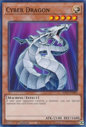 Cyber Dragon (SDCS-EN003) - Structure Deck: Cyber Strike Unlimited Structure Deck: Cyber Strike Yugioh Single  Squirtle Squad Card Shop.