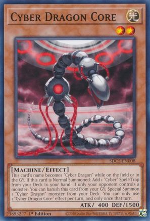 Cyber Dragon Core (SDCS-EN008) - Structure Deck: Cyber Strike 1st Edition Structure Deck: Cyber Strike Yugioh Single  Squirtle Squad Card Shop.