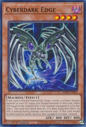 Cyberdark Edge (SDCS-EN014) - Structure Deck: Cyber Strike Unlimited Structure Deck: Cyber Strike Yugioh Single  Squirtle Squad Card Shop.