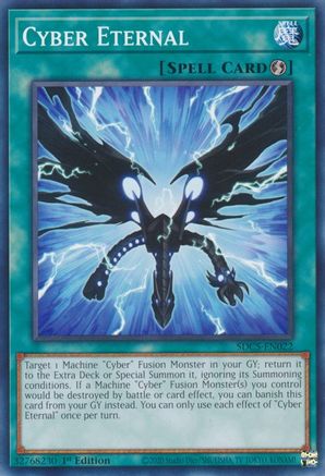 Cyber Eternal (SDCS-EN022) - Structure Deck: Cyber Strike 1st Edition Structure Deck: Cyber Strike Yugioh Single  Squirtle Squad Card Shop.