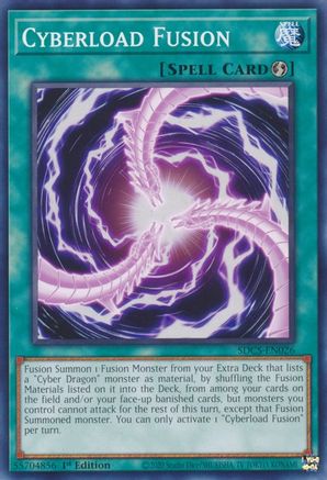 Cyberload Fusion (SDCS-EN026) - Structure Deck: Cyber Strike Unlimited Structure Deck: Cyber Strike Yugioh Single  Squirtle Squad Card Shop.