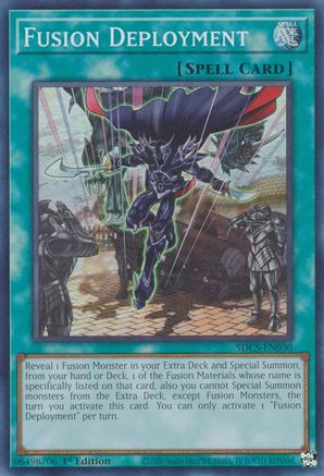 Fusion Deployment (SDCS-EN030) - Structure Deck: Cyber Strike 1st Edition Structure Deck: Cyber Strike Yugioh Single  Squirtle Squad Card Shop.