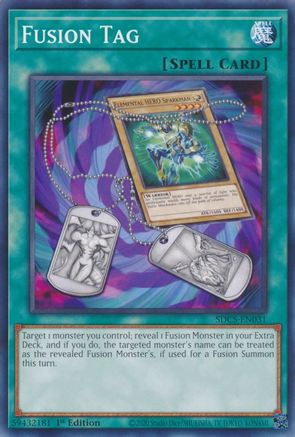 Fusion Tag (SDCS-EN031) - Structure Deck: Cyber Strike 1st Edition Structure Deck: Cyber Strike Yugioh Single  Squirtle Squad Card Shop.