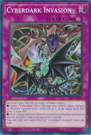 Cyberdark Invasion (SDCS-EN034) - Structure Deck: Cyber Strike 1st Edition Structure Deck: Cyber Strike Yugioh Single  Squirtle Squad Card Shop.