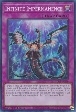 Infinite Impermanence (SDCS-EN036) - Structure Deck: Cyber Strike 1st Edition Structure Deck: Cyber Strike Yugioh Single  Squirtle Squad Card Shop.