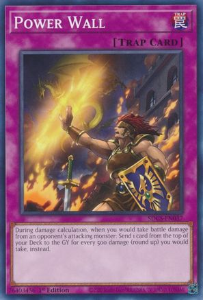 Power Wall (SDCS-EN037) - Structure Deck: Cyber Strike 1st Edition Structure Deck: Cyber Strike Yugioh Single  Squirtle Squad Card Shop.