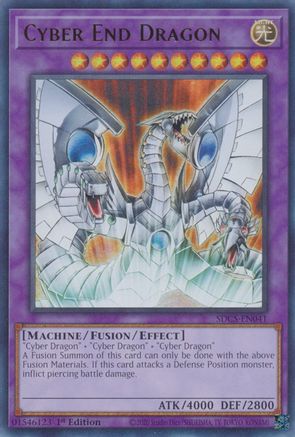 Cyber End Dragon (SDCS-EN041) - Structure Deck: Cyber Strike Unlimited Structure Deck: Cyber Strike Yugioh Single  Squirtle Squad Card Shop.