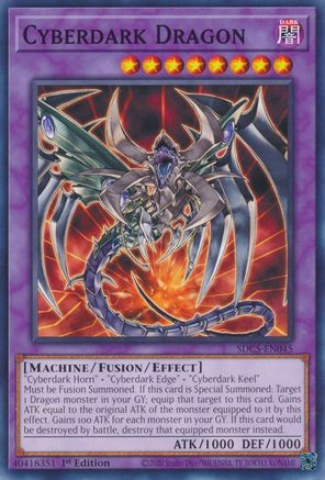 Cyberdark Dragon (SDCS-EN045) - Structure Deck: Cyber Strike 1st Edition Structure Deck: Cyber Strike Yugioh Single  Squirtle Squad Card Shop.