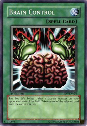 Brain Control (SD7-EN024) - Structure Deck: Invincible Fortress Unlimited Structure Deck: Invincible Fortress Yugioh Single  Squirtle Squad Card Shop.