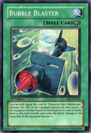 Bubble Blaster (DP1-EN023) - Duelist Pack 1: Jaden Yuki Unlimited Duelist Pack 1: Jaden Yuki Yugioh Single  Squirtle Squad Card Shop.