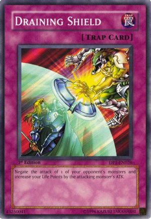 Draining Shield (DP1-EN026) - Duelist Pack 1: Jaden Yuki 1st Edition Duelist Pack 1: Jaden Yuki Yugioh Single  Squirtle Squad Card Shop.