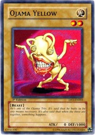 Ojama Yellow (DP2-EN003) - Duelist Pack 2: Chazz Princeton Unlimited Duelist Pack 2: Chazz Princeton Yugioh Single  Squirtle Squad Card Shop.