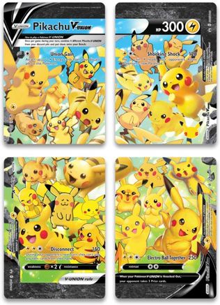 Pikachu V-Union [Set of 4]  - Holofoil SWSH Sword & Shield Promo Cards - Celebrations Promo